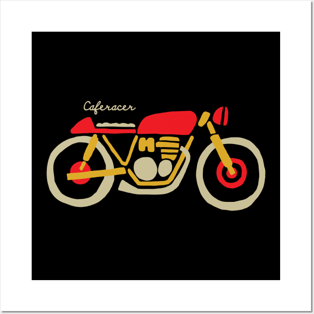 Caferacer Wall Art by quilimo